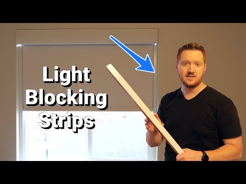 Make Blackout Shades Better With Light Blocking Strips