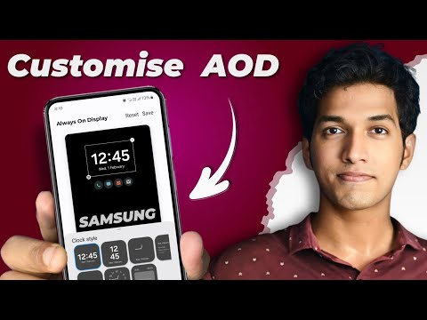 How to Customize AOD in Samsung One UI | Best Always On Display Settings! 🔥