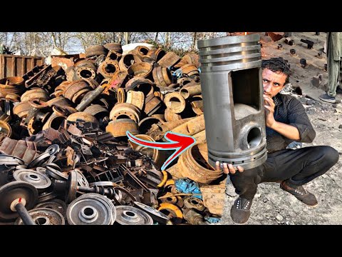 How Are Engine Pistons Made From Scrap Pieces