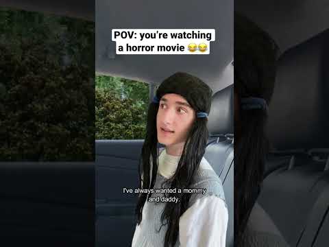 Horror movie trailers be like #shorts #funny #comedy