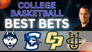 Friday College Basketball Picks | UConn vs Creighton | Cal Poly vs UC Irvine | CBB Bets 3/14/25