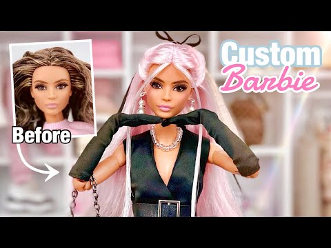 Custom Barbie Doll! Giving this Doll a Completely NEW Look - Makeover Transformation