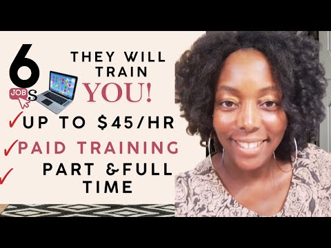 They Will Train You! Work from Home Jobs with Paid Training