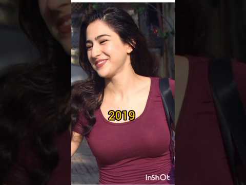 Evolution of Sara ali khan from 2011 to 2023#short#saraalikhan#viralvedio#trending