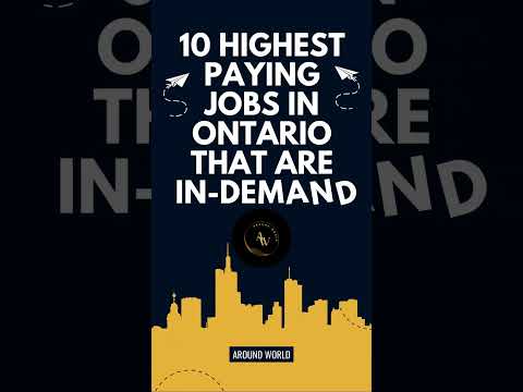 10 Highest Paying Jobs In Ontario That Are In Demand #canada