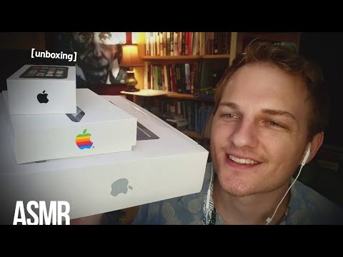 History of Apple Computers [unboxing] | ASMR whisper