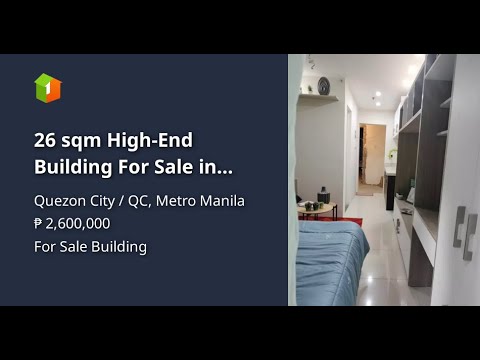 26 sqm High-End Building For Sale in Quezon City