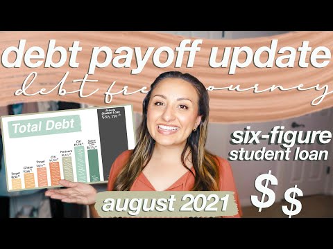 DEBT PAYOFF UPDATE AUGUST 2021 | my debt free journey