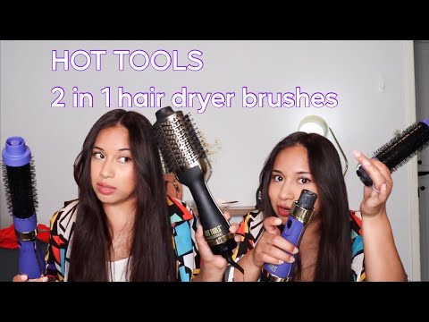 HOT TOOLS Pro Detachable  Brush Hair Dryer VS Pro 24K Gold Volumizer and Hair Dryer