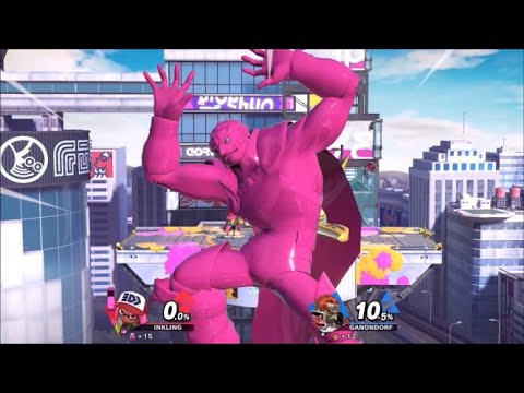 【スマブラSP】全キャラ手前やられまとめ(インクまみれver.)