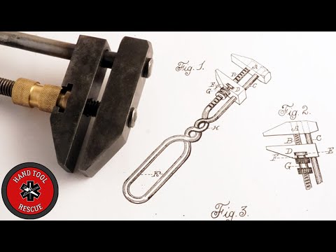 1883 Wrench Twisted Handle Wrench [Patent Remake]