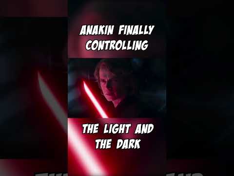 Anakin Finally Controlling The Light And The Dark Side! #StarWars #Anakin #Skywalker #Vader #Ahsoka