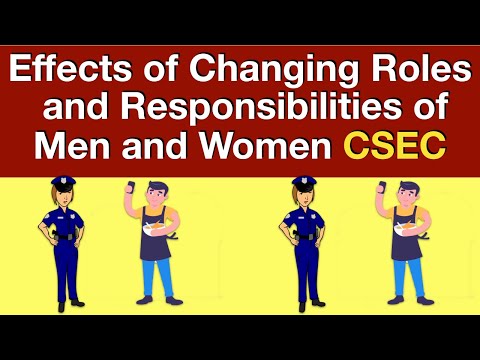 The Effects of Changing Roles and Responsibilities for Men and Women : CSEC Social Studies