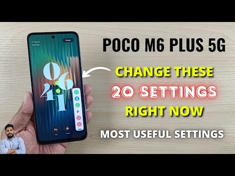 Poco M6 Plus 5G : Change These 20 Settings Right Now