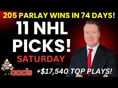 CROY'S RINK REPORT: 11 FREE NHL PICKS SATURDAY Best NHL Bets Today! NHL Picks & Predictions 03/15/25