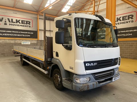 New In Stocklist For Sale: DAF LF45 180, 12 TONNE 4X2 DROPSIDE FLATBED – 2011 – MX11 FYH