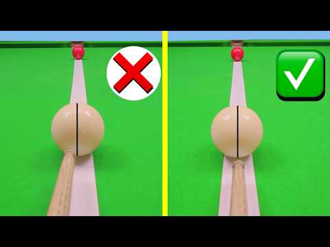 Snooker Advanced Tips Straight Cueing