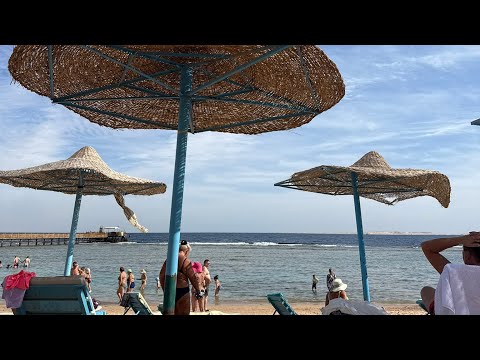 Rehana Royal Beach - Sharm El Sheikh Egypt - how to find the beach through a dark tunnel