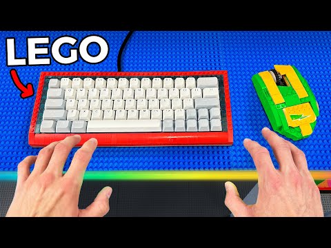 I Made The World's First LEGO Gaming Setup!