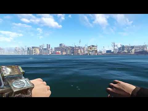 Fallout 4 | First Person Swimming animation demo