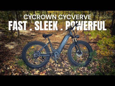 CYCROWN Cycverve E-Bike - Fast, Sleek and Powerful