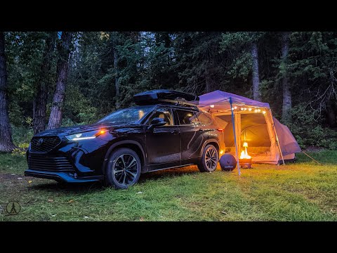 Car Camping with Rain