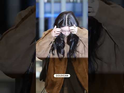 [GOLDIcam] 제니 | 블랙핑크 | JENNIE | BLACKPINK | 공항패션 | Incheon Airport | 2025.02.28