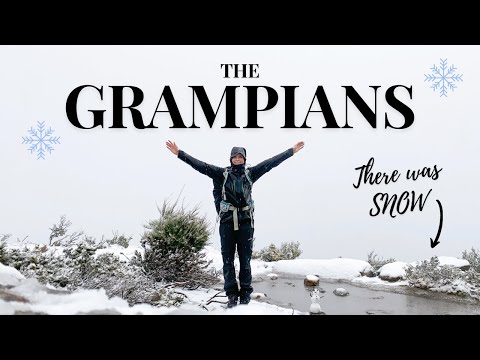 Hiking to SNOW in The Grampians 2021 😱  Mount William summit, The Pinnacle & MacKenzie Falls vlog