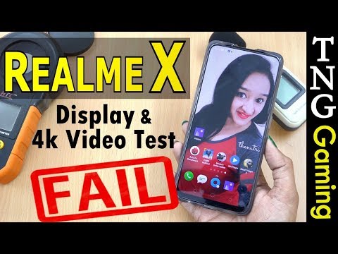 Realme X - 4k Video & Display Test