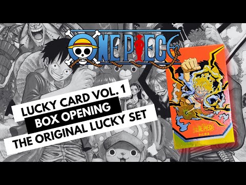 ONE PIECE cards - the very first Lucky Card set!