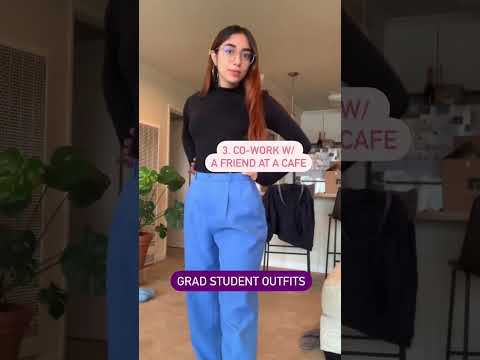 Grad Student Outfits #shorts #youtubeshorts