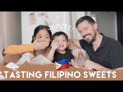 TASTING FILIPINO SWEETS / MUKBANG (Tasting Greggy Soriano cookies from cake boss)