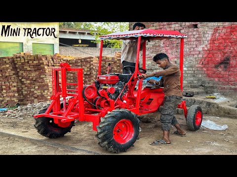 How To Make Mini Tractor At Workshop | Handmade Powerful Mini Tractor Diy Project