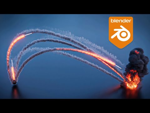 Blender Tutorial - Creating an Exploding Missiles Simulation