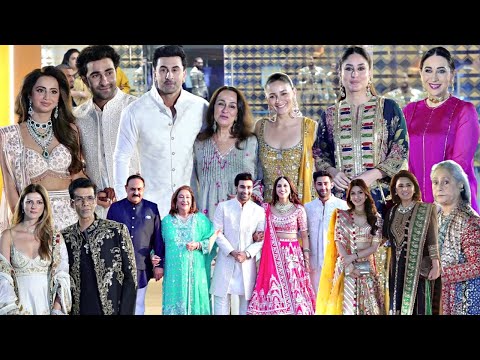 Celebrities At Aadar Jain Mehendi Ceremony - Ranbir-Alia, Kareena Kapoor, Karishma, Neetu, KJo, Jaya