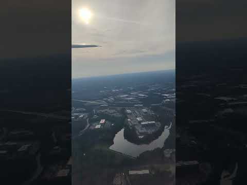 Flying over Downtown Raleigh from RDU Airport #RDU #Raleigh #DowntownRaleigh