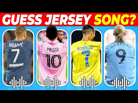 LIVE 🔴Guess Shirt SONG 👕 Guess the SONG and Jersey of Football Player | Ronaldo, Messi, Neymar