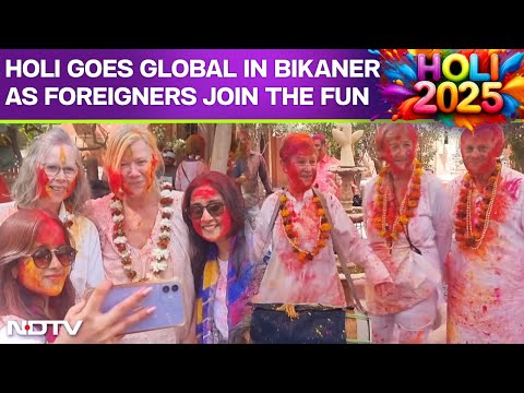 Holi | Foreign Guests Join Bikaner’s Vibrant Holi Celebrations | Rajasthan Holi