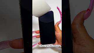 IPhone 16 Pro Max Unboxing #asmrvideo  #unboxing #iphone #iphone16 #iphone16promax #unboxingvideo