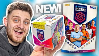 I OPENED a FULL BOX of Panini WSL STICKER PACKS!! (NEW 2025 Collection!)