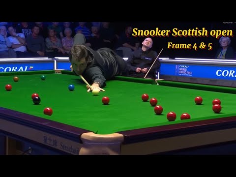 Snooker Scottish open Ronnie O’Sullivan Vs Dott ( frame 4 & 5).