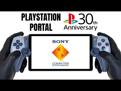 Unboxing The PlayStation Portal Remote Player 30th Anniversary Limited Edition - ASMR