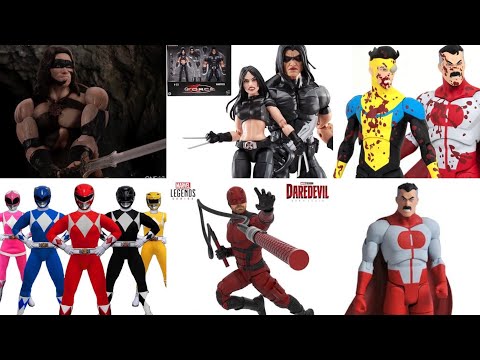 New Marvel Legends, Omni Man, Power Rangers action figures available at entertainment earth