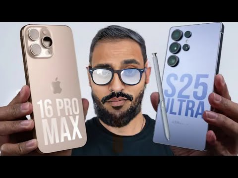 Samsung S25 Ultra V/S iPhone 16 Pro Max Best Comparision #samsunggalaxy #iphone #youtube