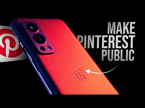 How to Make Your Pinterest Account Public on Android (tutorial)