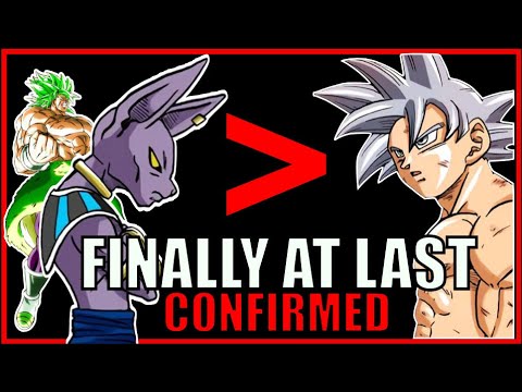 Beerus and Broly Are Stronger Than MUI Goku FINALLY Confirmed