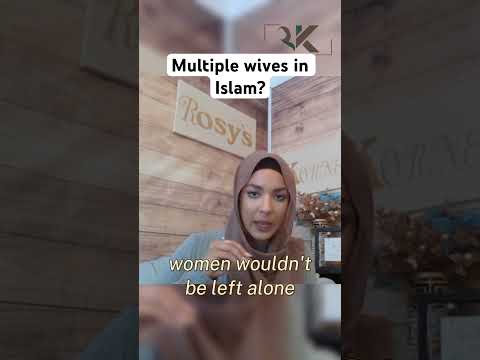 Multiple wives in Islam? #religion #islamicvideo #converttoislam #revert #hijabi #polygyny