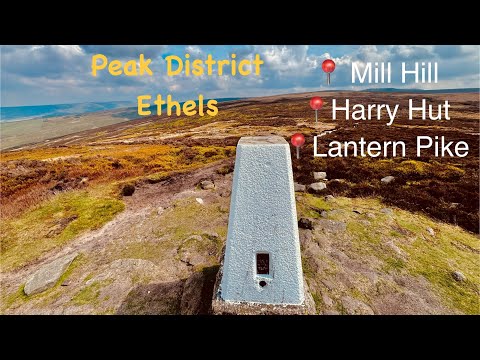 Ethels walk: 10 mile circular kinder reservoir- Mill Hill - Harry Hut - Lantern Pike ⛰️ 🥾