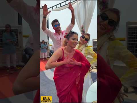 Ankita Lokhande's Unforgettable Holi Dance – Pure Fire! 🔥🌟 #ankitalokhande #shortsvideo