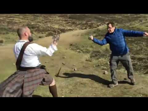 Andy the Highlander defeated in battle.